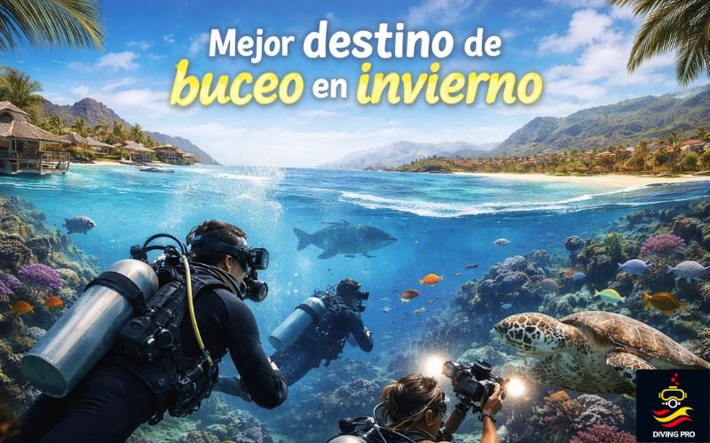Mejor destino de buceo en invierno
