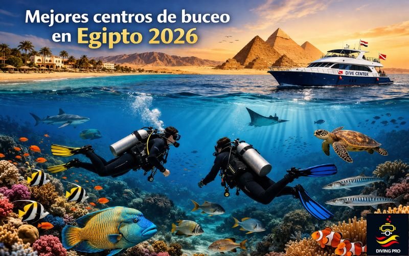 Mejores centros de buceo en Egipto 2026