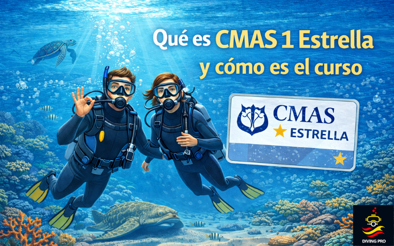 Qué es CMAS 1 estrella en el sistema de certificaciones Qué es CMAS 1 estrella