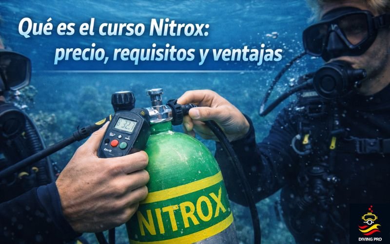 Qué es el curso Nitrox: precio, requisitos y ventajas