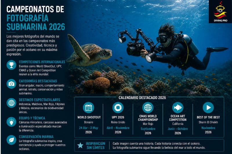 Campeonatos de fotografía submarina 2026
