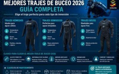 Mejores trajes de buceo 2026: guía completa