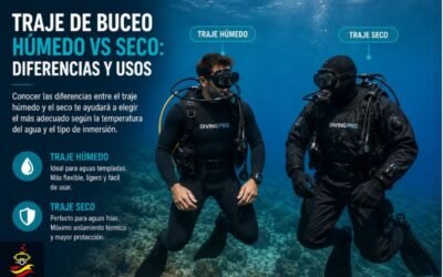 Traje de buceo húmedo vs seco: diferencias y usos