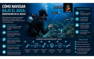 Cómo navegar bajo el agua: orientación en el buceo