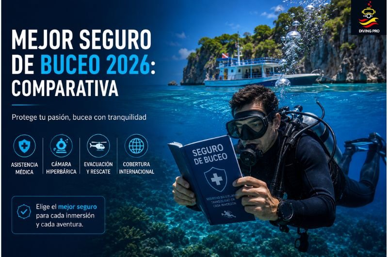 Mejor seguro de buceo 2026: comparativa