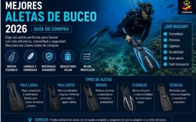 Mejores aletas de buceo 2026: guía de compra