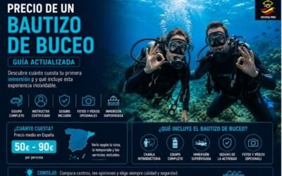 Precio de un bautizo de buceo: guía actualizada