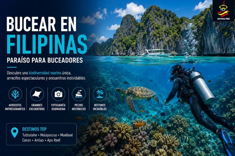 Bucear en Filipinas: paraíso para buceadores