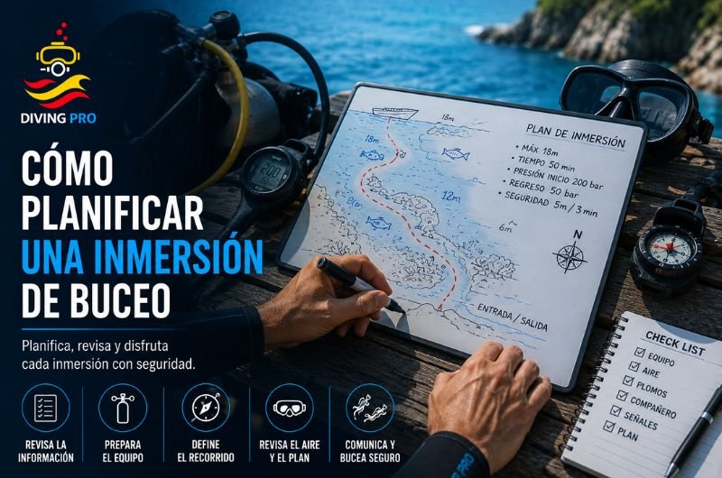 Cómo planificar una inmersión de buceo