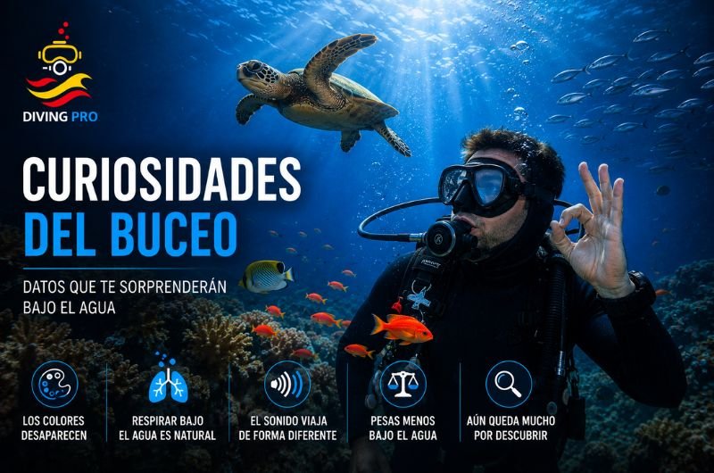 Curiosidades del buceo que no conocías